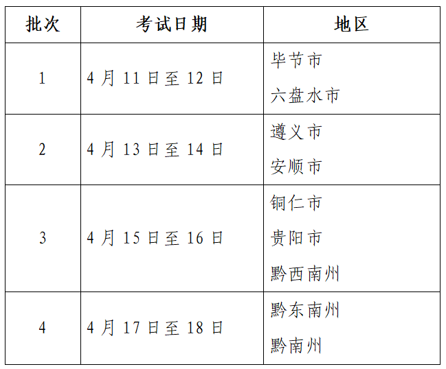 时间安排